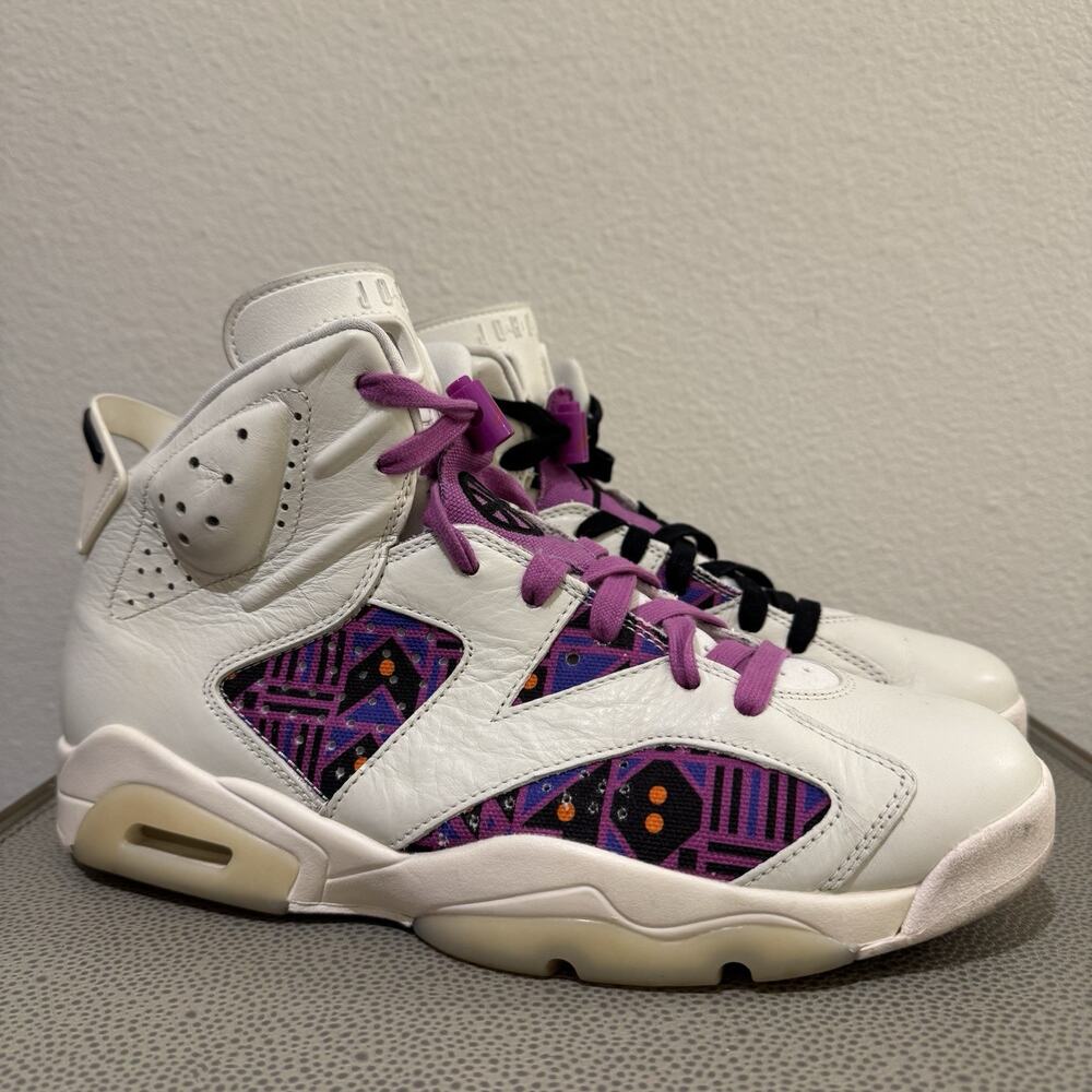 AIR JORDAN 6 "Quai 54 - Purple" Size 10.5 CZ4152-101 Sneakers